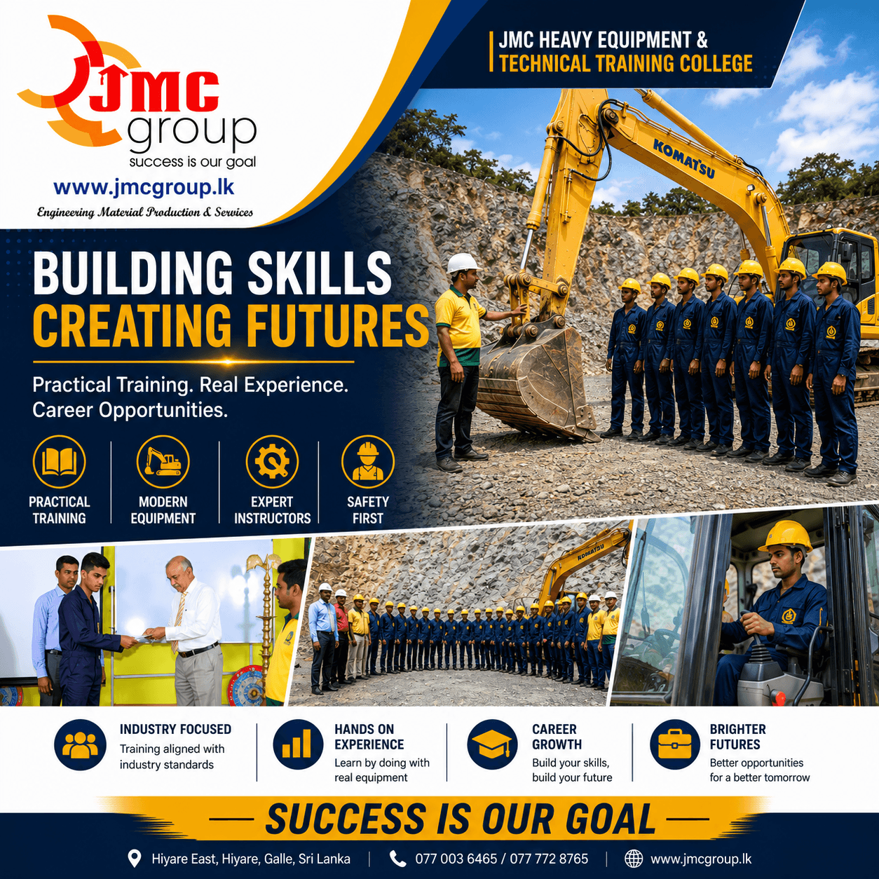 JMC manufacturing facility producing construction components